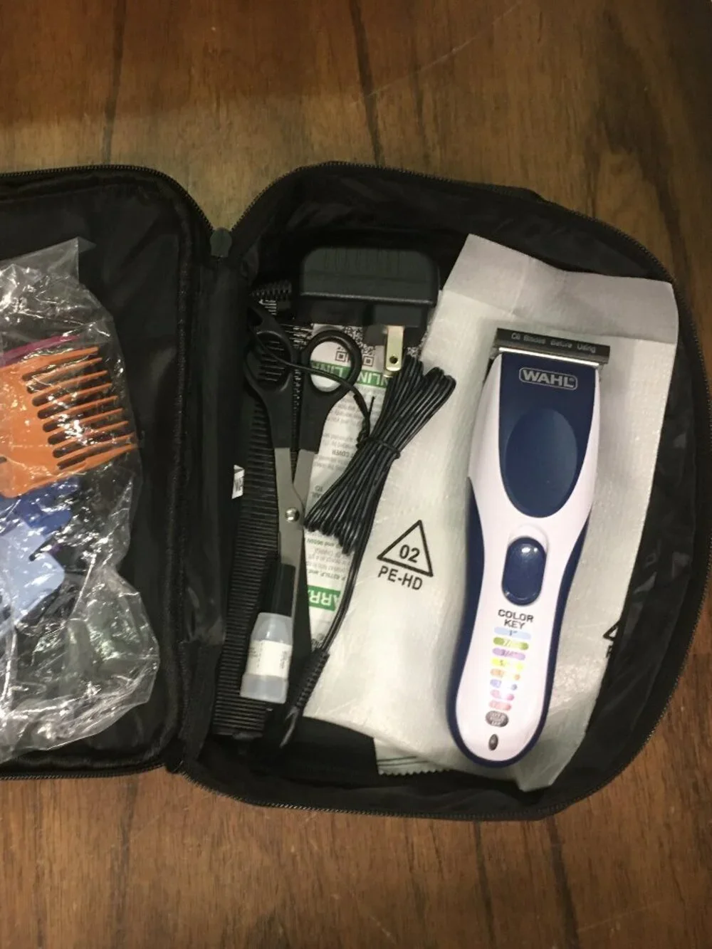 Wahl Color Pro Cordless Rechargeable Hair Clipper & Trimmer – Easy Color-Coded